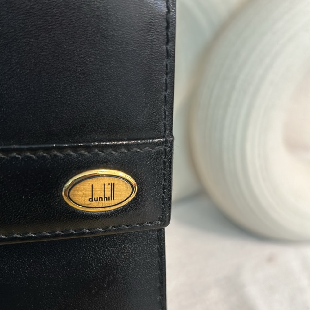 Dunhill Leather Combination Lock Messenger bag w wristlet and handle/ dust bag - Picture 3 of 13